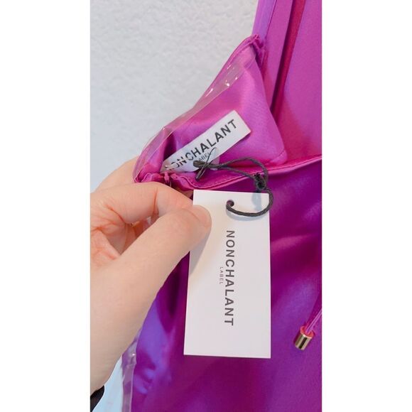 NONCHALANT LABEL Delta Cross-Back Maxi Dress XS - Picture 7 of 9